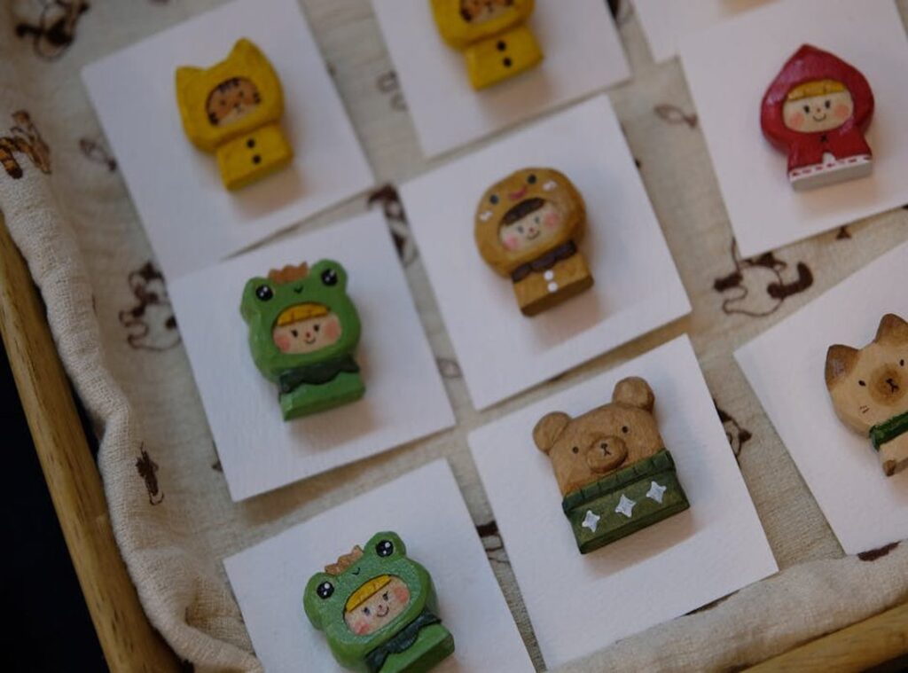 kawaii poppetjes kleurplaat
